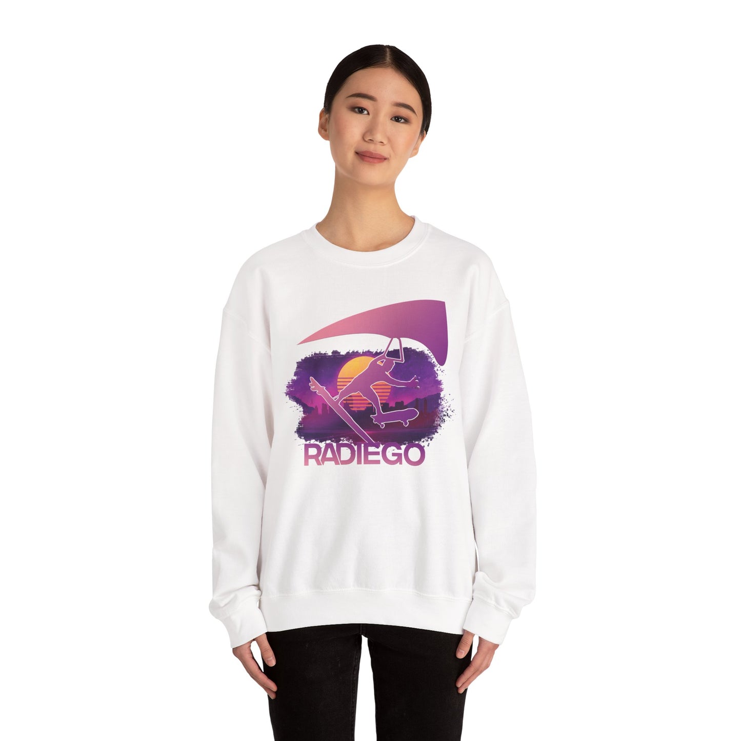 RADIEGO Surf Skate Glide Sweatshirt - Unisex Crewneck