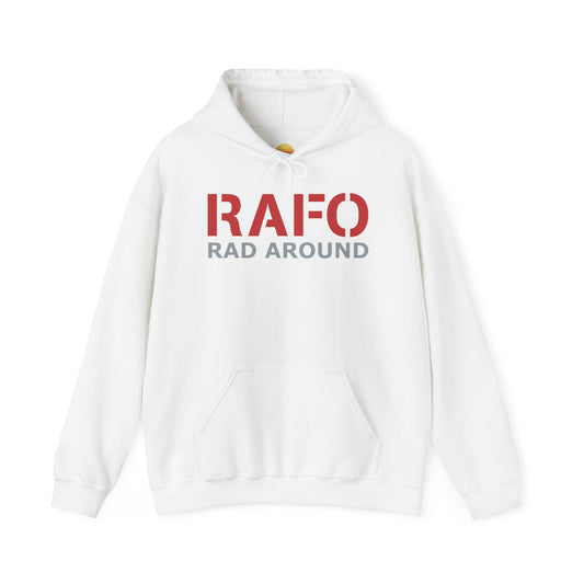 RADIEGO Rad Around and Find Out Hoodie - Unisex Heavy Blend
