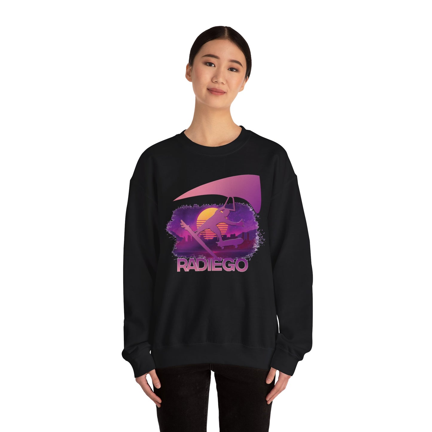 RADIEGO Surf Skate Glide Sweatshirt - Unisex Crewneck