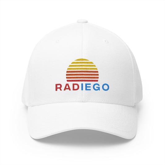 RADIEGO Sun Logo Fitted Hat - Silver Underbill