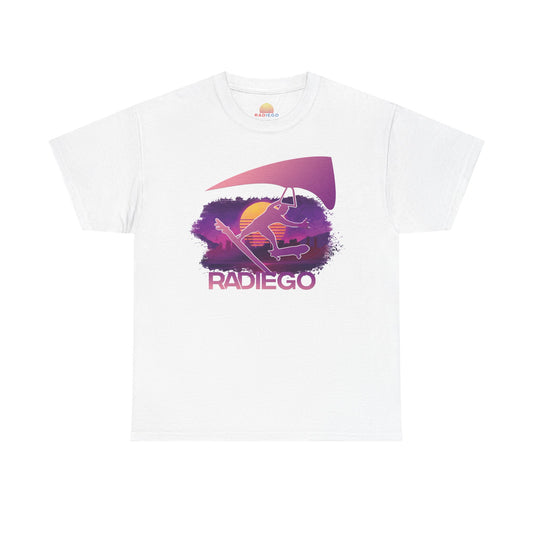RADIEGO Surf Skate Glide Tee - Unisex Heavy Cotton